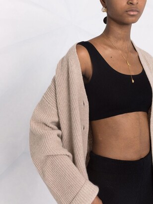 Lisa Yang Cashmere Knitted Crop Top