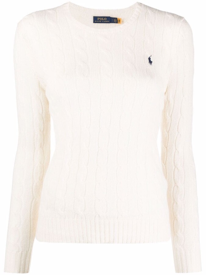 Polo Ralph Lauren Polo Pony cable-knit jumper - ShopStyle Sweaters