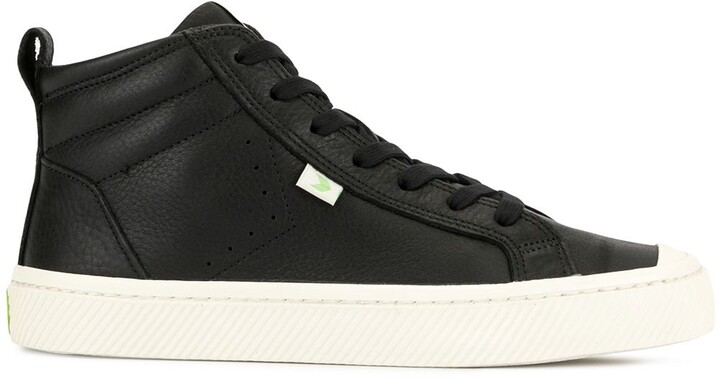 black ankle sneakers