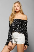 Thumbnail for your product : Stone_Cold_Fox Stone Cold Fox X UO Bell-Sleeve Cropped Top