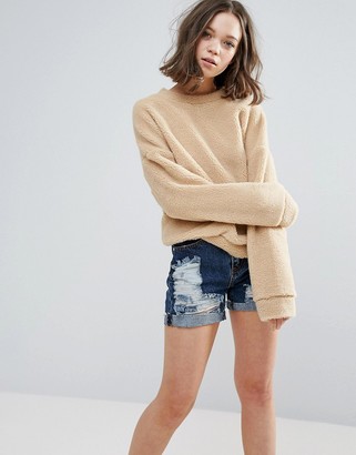 Glamorous Textured Sweatshirt