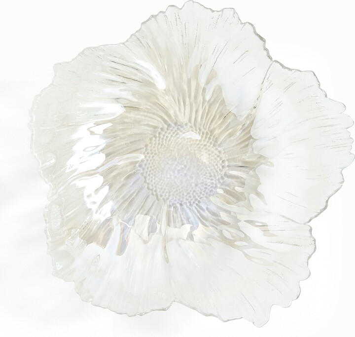 Dunelm Daisy Glass Bowl 33cm Clear ShopStyle Servingware