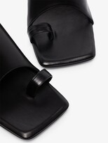 Thumbnail for your product : Osoi Black Tangle 70 square toe mules
