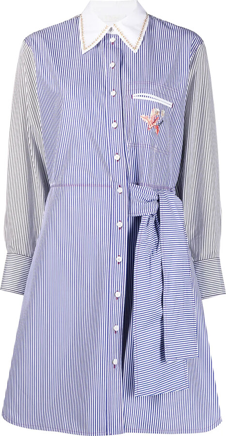 Chloé Pinstripe-Pattern Shirtdress