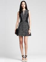 Thumbnail for your product : Banana Republic Tweed Lace Panel Fit-and-Flare Dress