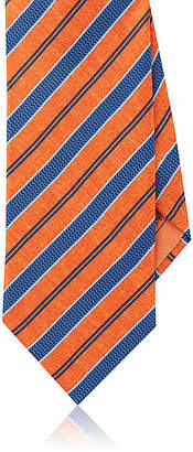 Brioni Men's Striped Silk Necktie