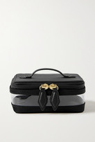 Thumbnail for your product : Paravel Mini See-all Leather-trimmed Nylon And Tpu Cosmetics Case