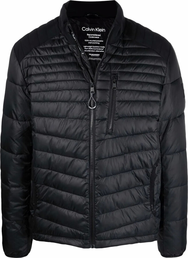 calvin klein quilted zip jacket
