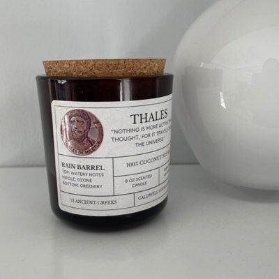 Caldwell House Candles Ancient Greek Jar