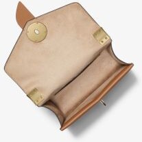 greenwich small color block logo and saffiano leather crossbody bag