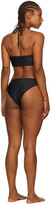 Thumbnail for your product : Rosetta Getty Black Recycled Polyester One-Piece Swimsuit