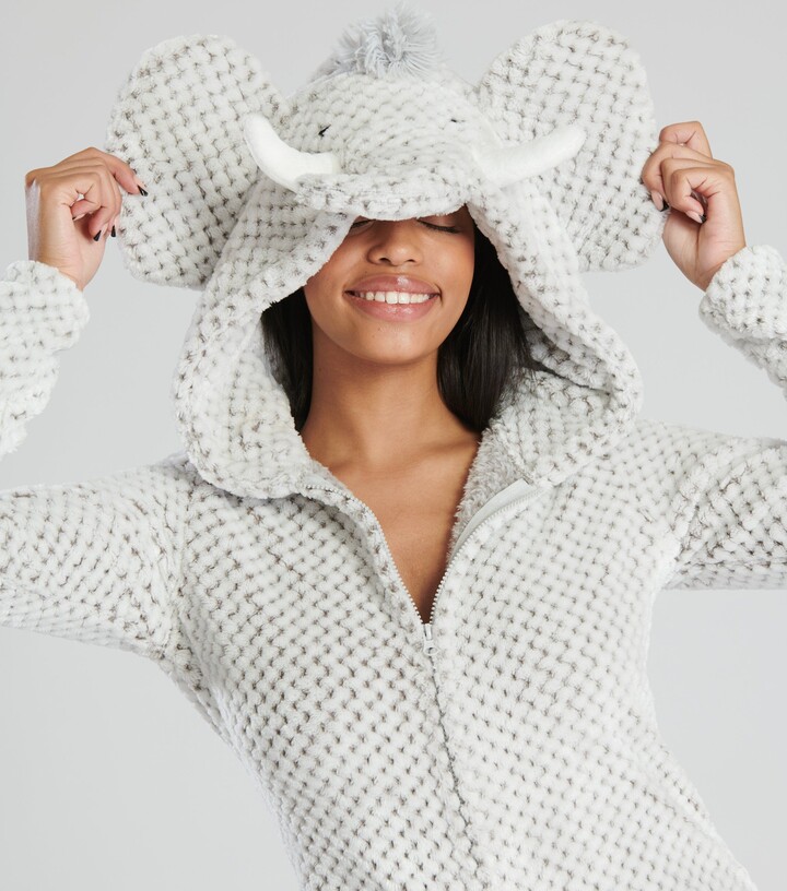 Onesie Costume Elephant Onesie Womens Adult Cartoon Animal