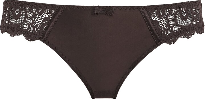 Maison Lejaby Cotton Lace-Detail Gaby Briefs