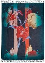 Thumbnail for your product : Etro Floral-print Cashmere Scarf - Multi