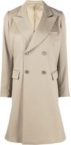 Thumbnail for your product : Noir Kei Ninomiya Double-Breasted High-Low Coat