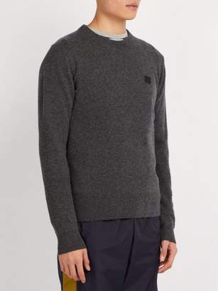 Acne Studios Nalon Wool Sweater - Mens - Grey