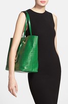 Thumbnail for your product : Diane von Furstenberg 'Voyage Ready to Go - Large' Croc Embossed Leather Tote