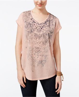 Style&Co. Style & Co Graphic Print T-Shirt, Created for Macy's