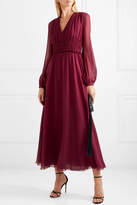 Thumbnail for your product : Giambattista Valli Gathered Silk-chiffon Midi Dress
