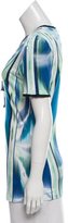 Thumbnail for your product : Emilio Pucci Silk-Trimmed Printed T-Shirt