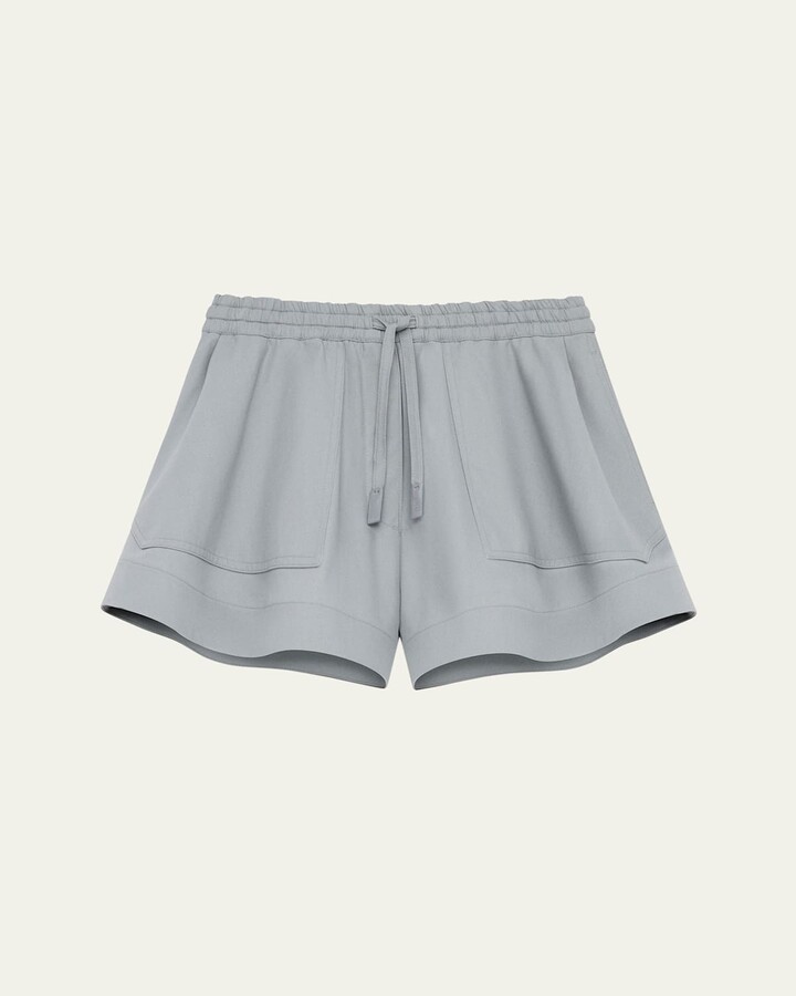 Flared Mini Shorts