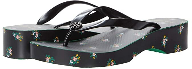 tory burch wedge flip flops sale