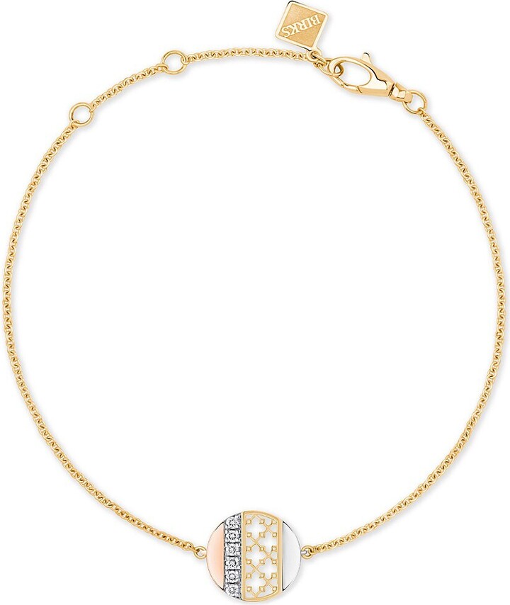 Louis Vuitton Idylle Blossom Station Bracelet 18k Tricolor Gold