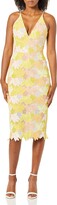 Thumbnail for your product : Dress the Population Women's Aurora Plunging Spaghetti Strap Midi Dress