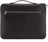 Thumbnail for your product : Dunhill Cadogan Leather Zip Laptop Folio Case, Black
