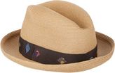 Thumbnail for your product : Albertus Swanepoel "Nielsen" Fedora-Nude
