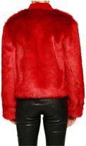Thumbnail for your product : Giamba Cropped Furry Jacket