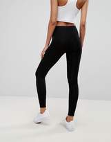 Thumbnail for your product : ASOS DESIGN 2 pack high waisted leggings in black SAVE
