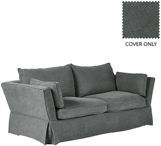 OKA Aubourn 3-Seater Sofa Cover - Charcoal