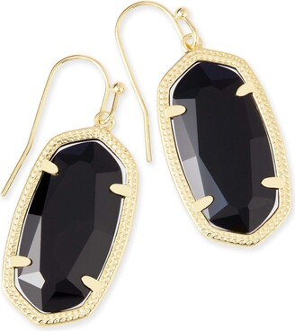 Kendra Scott Black And Gold Earrings on Sale  renuvidyamandirin 1693286100
