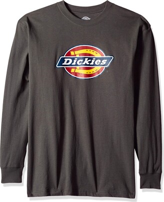 Dickies mens Long Sleeve Regular Fit Logo Tee T Shirt