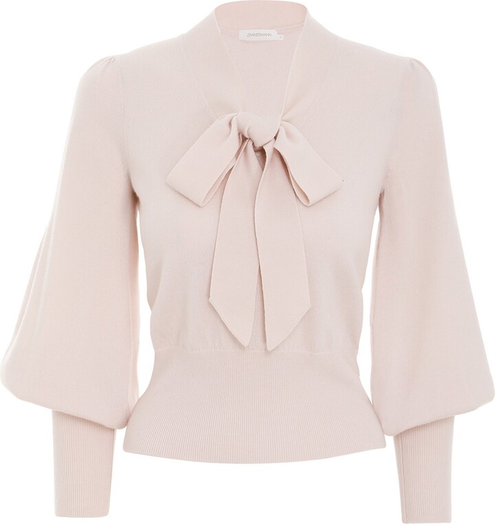 zimmermann tie neck gown