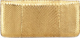 Thumbnail for your product : Tom Ford Natalia East-West Python Shoulder Bag, Gold