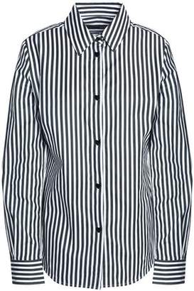 Love Moschino Striped Cotton-Poplin Shirt