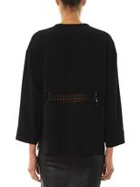 Thumbnail for your product : IRO Bret crepe zip-front top