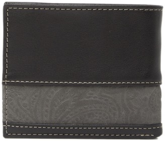 Tallia Bifold Leather Wallet with Embossed Insert
