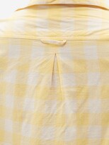 Thumbnail for your product : GENERAL SLEEP Classic Checked Organic-cotton Pyjamas - Yellow White