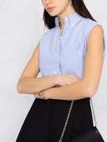 Thumbnail for your product : Thom Browne Sleeveless Button-Front Shirt