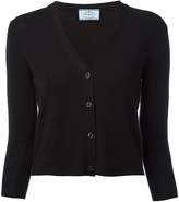 Thumbnail for your product : Prada cropped fitted cardigan