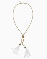 Thumbnail for your product : Whbm Rope Chain Pearl Tassel Necklace