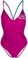 Thumbnail for your product : EA7 Emporio Armani Logo-Print One-Piece Swimsuit