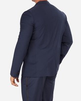 Thumbnail for your product : Express Slim Navy Wool-Blend Performance Stretch Tuxedo Jacket