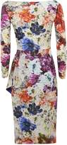 Thumbnail for your product : Chiara Boni La Petit Robe Di Floral Print Draped Dress