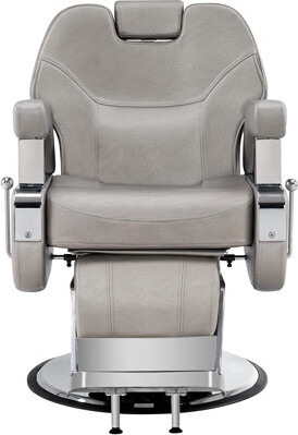 Inbox Zero Hydraulic Reclining Salon Chair, Faux Leather Barber Chair