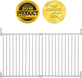 Thumbnail for your product : Dream Baby Broadway Metal 2-Panel Extending Gro-Gate (Fits Gap 76-134.5Cm) White Hardware Mounted