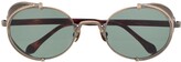 Thumbnail for your product : Matsuda Steampunk oval framed sunglasses